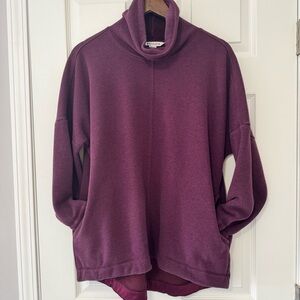Athleta Plum High-Neck Pullover